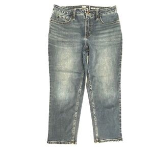 Riders by Lee MidRise Capri Women's size 8 Dark Wash Blue Denim Jeans